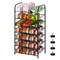 Beverage Can Storage Organizer, 7-Tier Rolling Dispenser Rack for Pantry